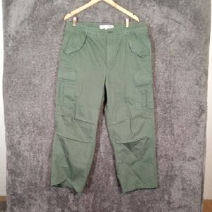 Lacoste Straight Fit Citton Cargo Pants Green Mens 38